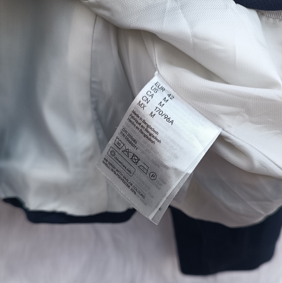 H&M Blue Fitted Blazer - Picture 6 of 7